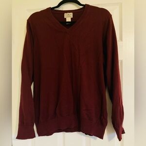 L.L. Bean V-neck Academia Sweater